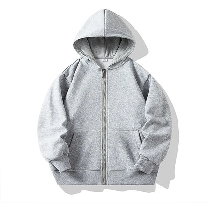 Hoodies for Children 2023 Autumn Zipper Hooded Sweatshirt Infants Boys Girls Clothes Casual Active School Teen Kids Outerwear
