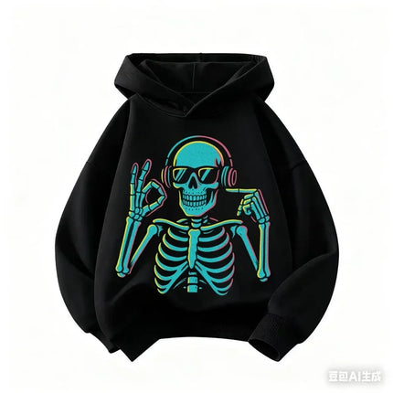 Unisex Cute Six Seven Hoodie, Crew Neck Hoodies for Boys and Girls, Children's Clothing, Funny Brainrot 67 Sweatshirts