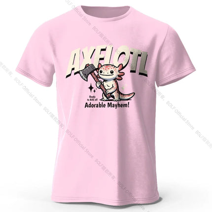 100% Cotton Playful Cartoon Animals Tee - Hand-drawn Adorable Creatures Design with Ultra Soft Fabric for Daily Casual