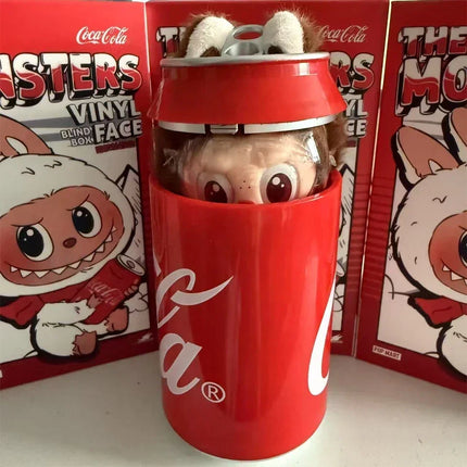 POP MART Original Quality Goods Labubu Blind Box Coca Cola Series Labubu Pendant Doll Monster Keychain Birthday Christmas Gift