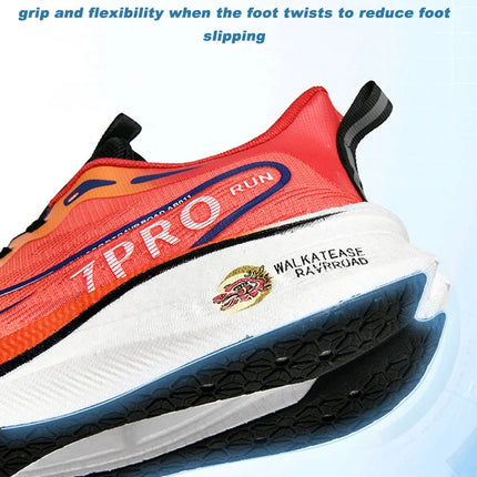 Summer Men's Running Shoes New Professional Carbon Plate Sports Training Shoes Outdoor Non-slip Shock-absorbing Tennis Shoes