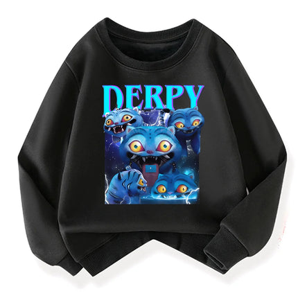 Kpop Demon Hunter Fashion Kids Incredibox Hoodie Warm Sweatshirts Children's Winter Soft Clothing Cartoon Cotton Thick Hoodie