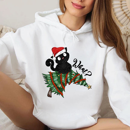 Spooky Vibes Halloween Ghost Hoodie Winter Warm Long Sleeve Hoodies Women Sweatshirt Harajuku Cartoon Sudaderas Unisex Hoody