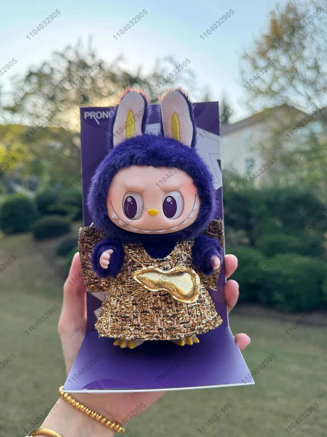 Labubu The Monsters Original Replica 1:1 Pronounce Wings Of Fortune Limited Edition Vinyl Doll Action Figure Bag Charm Pendant