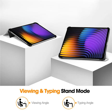 Magnetic Case For Xiaomi Pad 7 Pad7 Pro 11.2inch Tri-Folding Stand PU Leather Tablet Cover Funda for Xiaomi Pad7 7Pro 2024 Case