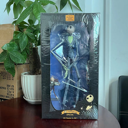 The Nightmare Before Christmas Jack Skellington Action Figure 12 Face Jack Jack Chair Special Version Model Toy Hallowen Present