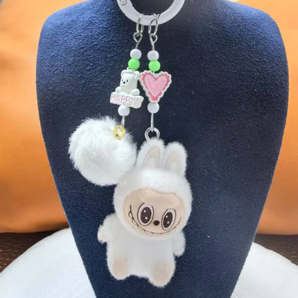 2025 New Keychain Kawaii Accessories Car Pendant Three-Dimensional Creative Diy Resin Heart Bag Accessories Desktop Ornaments