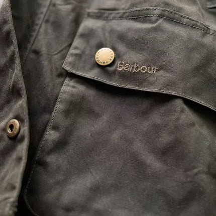 Bar SL Ashby Barbour windbreaker waxed jacket waxed slim coat Limited