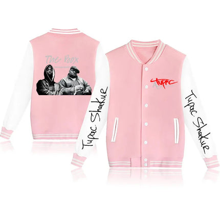 2024 Tupac /2Pac baseball uniform coat casual fashion jacket men