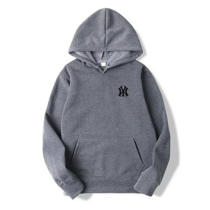 Men's and Women's Casual Fashion Trend Fleece Hooded Hoodies Spring Fall Outdoor Sweatshirt Popular Font Print Pullovers Coat