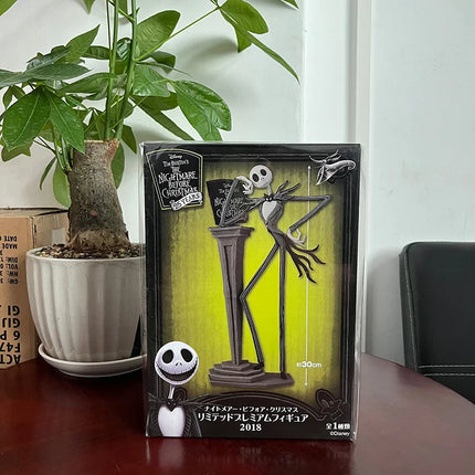 The Nightmare Before Christmas Jack Skellington Action Figure 12 Face Jack Jack Chair Special Version Model Toy Hallowen Present