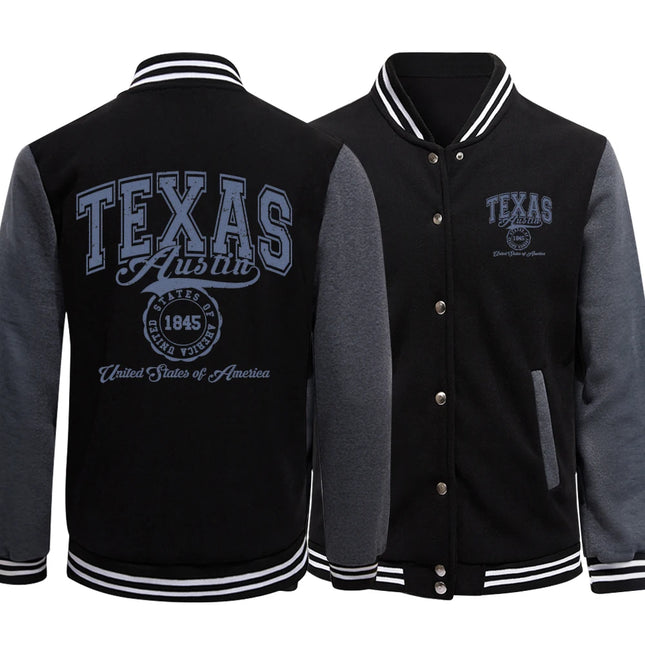 Short Miami Holiday City Letter Printing Man Jackets Moto & Biker Streetwear Loose Baseball Jersey S-5Xl Clothing