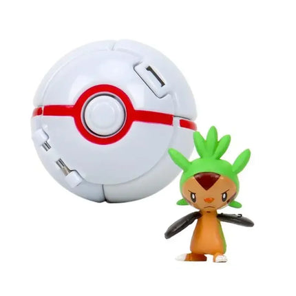 Pokemon Elf Ball Pokeball Anime Figure Cartoons Pikachu Charizard Piplup Kyogre Pocket Monster Pet Anime Action Model Toy Gifts