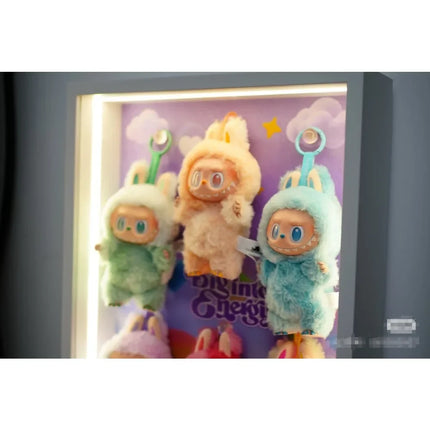 Doll Blind Box The Monster Series Mystery Flocking Model Toys Kawaii Monster Replica Keychain Toy Christmas Gift