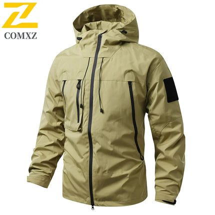 Gorpcore Hiking Jacket Male Motocross Clothing Mountain Camping Waterproof Coat Bicycle Outerwear Chaqueta Cortavientos Hombre
