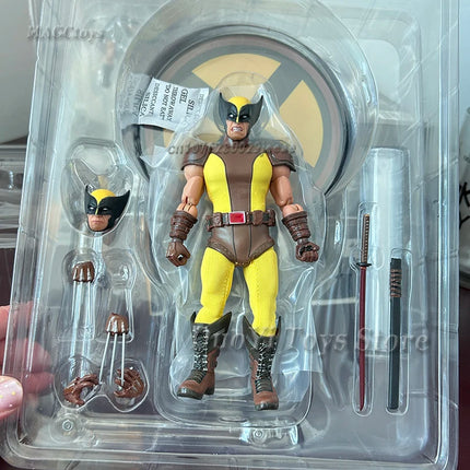 Mezco Deadpool Wolverine Figure X-Mem Action Figures Wolverine Deadpool Super Hero Series Joints Movable Model Toys Collection
