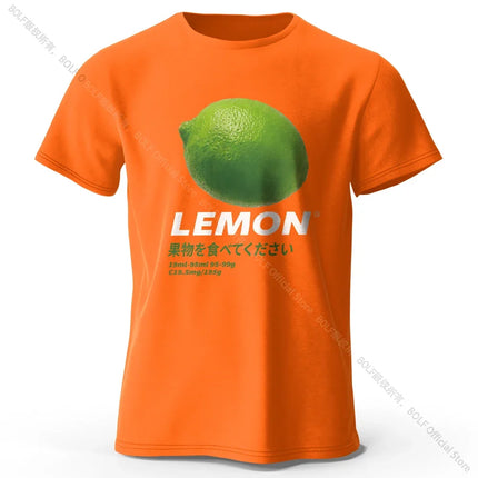 Juicy Lychee Print T-shirt - Fresh & Trendy Summer 100% Cotton Tops for Men Women