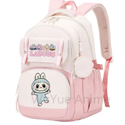Cute Printed Backpack Teenager Student Girl Boy Knapsack Large Capacity Waterproof Casual Bag Coin Purse Women Laptop Travel Bag