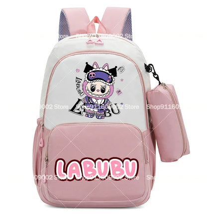Large Capacity Backpacks Pencil Bag Cartoon Printed Animals Schoolbag Boys Girls Book Stationery Storage Bags Gift