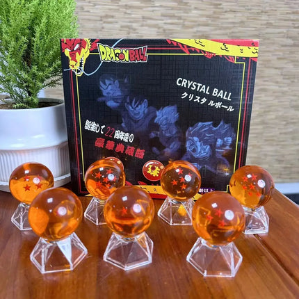 Collectible Medium Crystal Glass Stars Balls(27,35,43,57,76MM in Diameter) (D-3.5) Dragon Ball Z  Action Figure