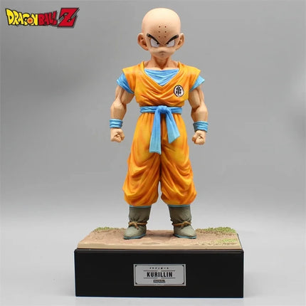 Dragon Ball Z Figures 34cm Son Goku Anime Figurine 2 Heads Kakarotto Kurilin Super Saiyan Goku Pvc Statue Collection Toys Gifts