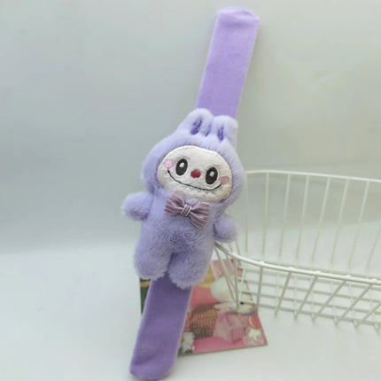 labubu Cute Plush Pop Ring Bracelet Cartoon Labubu Doll Girlfriend Couple Bracelet Creative Gift for Women