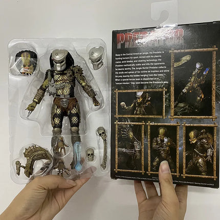 NECA Alien Jungle Hunter Predator Action Figure Model Toy Bookshelf Brinquedos Collection Doll