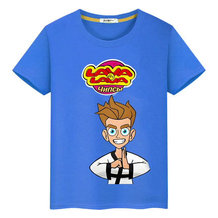 мерч A4 T-shirt 100% Cotton boys Short Tops Kawaii anime Tees y2k one piece Влад Бумага А4 Print pride tshirt kids clothes girl