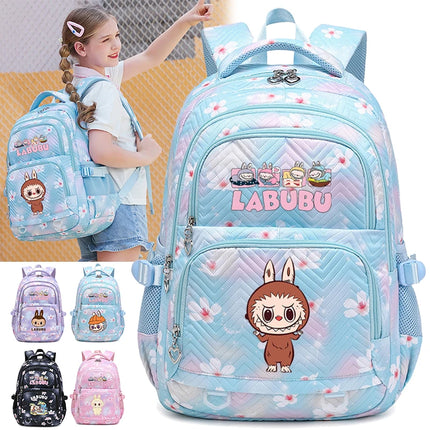 Cute Cartoon Backpackstudent Teenage Children Girl Boy Schoolbag Bookbag Men Women Large Capacity Waterproof Laptop Bag Mochila