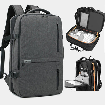 Large Capacity Travel Backpack Expandable 15.6 Inch Laptop Backpack for Man Waterproof Business Bag Male Mochila New