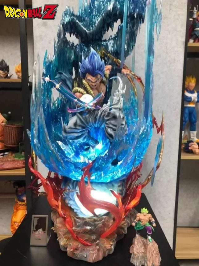 Dragon Ball 28cm Figure Gogeta Anime Figures Super Saiyan Vegeta Action Figurine Ls Pvc Gk Statue Model Doll Collection Gift Toy