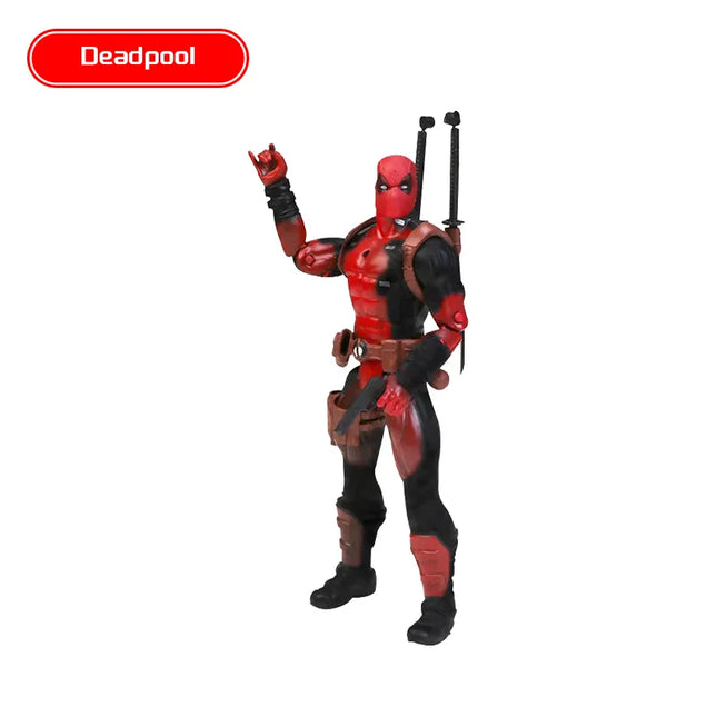 Avengers Hero Hulk Loki Spider Man Captain Marvel Thanos Action Figures Deadpool Iron Man Model Dolls Children Toy Birthday Gift