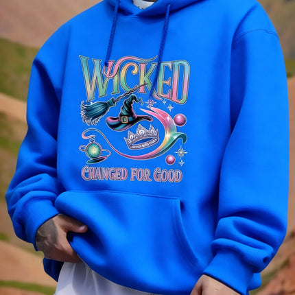 Men's and Boys' "Wicked" Musical-Inspired Hoodies - "Wicked Changed For Good" Graphic Print