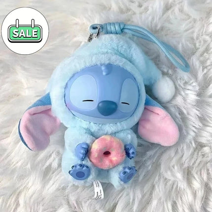 2025 Stitch Eat Some Thing Before Sleep Series Vinyl Blind Box Bag Pendant Cute Doll Mystery Box Toy Birthday Surprise Gift