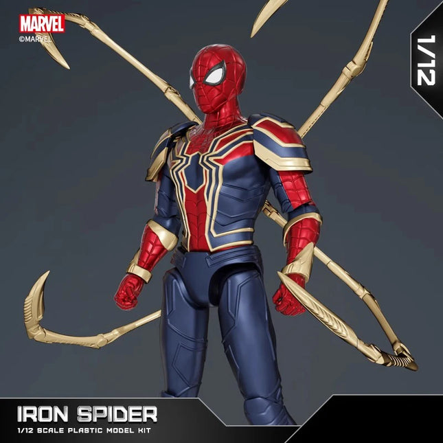 New Fondjoy Iron Man MK50 Hulk Spider-Man Thanos 1/12 Assembled Model Action Figures Collect Ornaments Boy Toy Birthday Gifts