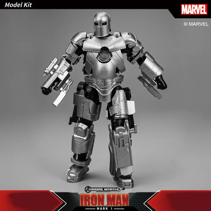 Marvel Iron Man MK1 Fondjoy Assemble Toy First Generation Iron Man ABS Material 1/12  Action Figures Toy Birthday Gifts For Boys