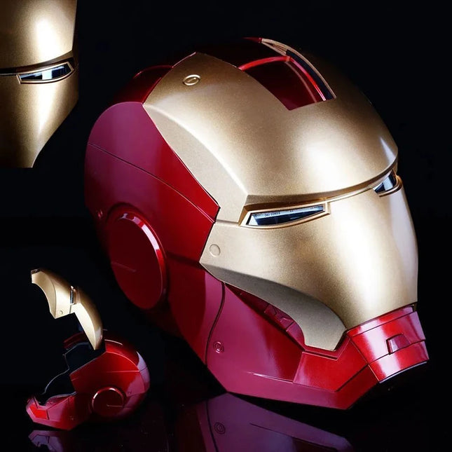 2025 Hot Marvel Avengers Iron Man Helmet Adult Kids Model Cosplay 1:1 Light Led Ironman Mask Action Figure Toys Birthday Gifts
