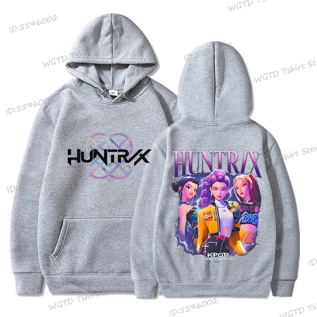 Kpop Demon Hunters Kids Clothes 2025 Hot Movie Print Men Women Fashion Casual Hoodies Anime Lovers Gift Cool Girls Hooded Shirt