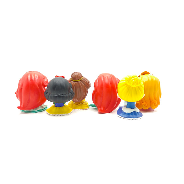 6 Pieces / Set Cartoon Princess Vinyl Figurine Cute Version Doll Action Figure Toys Collection Model Ornament