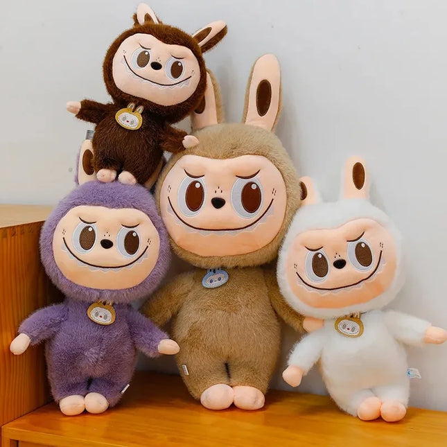 For 25cm Labubu Cartoon Ragdoll Plush Toys Cute Rabbit Ragdoll Accompany Sleep Plush Toy Pillow Children'S Christmas Gift