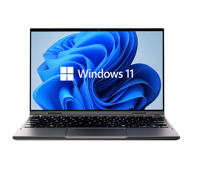 360 ° Flip OLED 2-in-1 Laptop 10.95-inch Touchscreen Intel N95 16GB DDR5 256GB-2TB SSD Windows 11 Ultra-Slim Aluminum Alloy Body