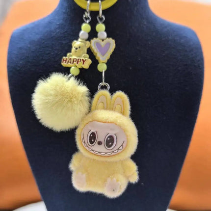 2025 New Keychain Kawaii Accessories Car Pendant Three-Dimensional Creative Diy Resin Heart Bag Accessories Desktop Ornaments