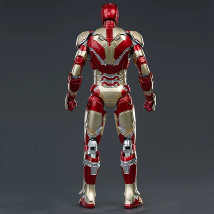 Fondjoy Marvel Iron Man MK42 Assembled Model 10in 1/7 scale Action Figures Reactors can emit light Collect Ornament Boy Toy Gift