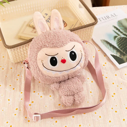 2025 New Cartoon bag Cute Plush Bunny Avatar Crossbody Creative Cartoon Shoulder Hand Fashion Bag Coin Purse Plush Bag
