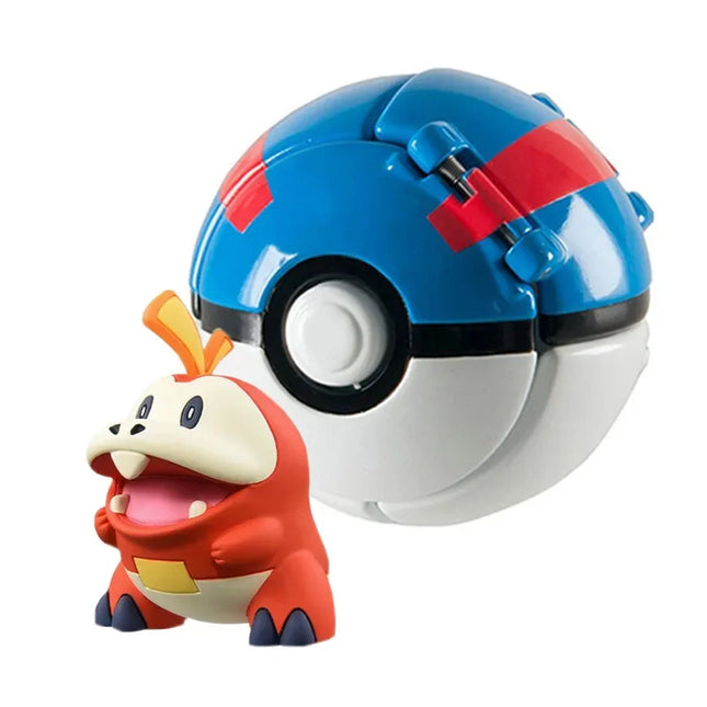 Pokemon Elf Ball Pokeball Anime Figure Cartoons Pikachu Charizard Piplup Kyogre Pocket Monster Pet Anime Action Model Toy Gifts