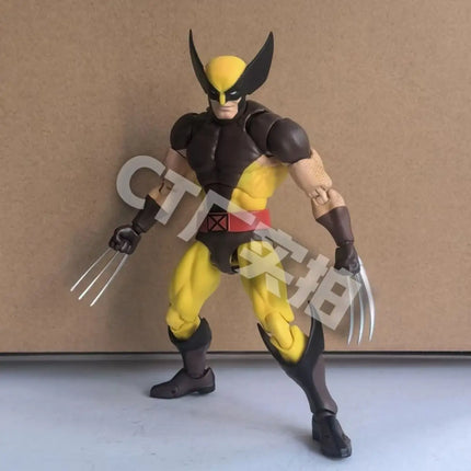 CT Factory Toys Mafex 138 Wolverine Figure Brown Comic X-Men Action Figure SHF Anime Figurines Ko Model Toy Doll Customized Gift