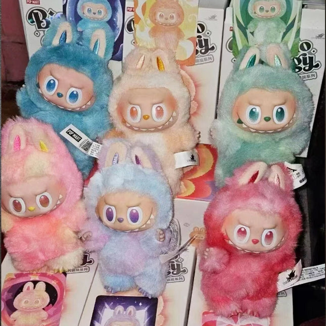 Popmart High-Quality Replica Labubu3 Front High-Energy Series Blind Box Macaron Plush Doll Pendant Ornament Collection Gifts
