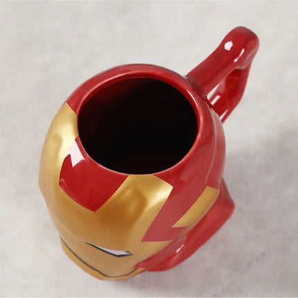 Marvel Superhero Spiderman Action Figure Water Cup Iron Man Cartoon Anime Model Ceramic Mug Captain America Hulk Coffee Cup Gift
