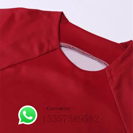 children's sport set boy girl Portuguese Fans shirt Training wear men and kids games soccer kits