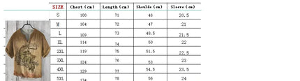 Henry Shirt - Men's new short sleeved casual T-shirt, Japanese style clothing top, casual digital print, sizes s to 5XL